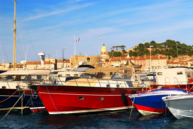Schiffe Hafen St. Tropez